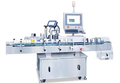 Вертикална машина за етикетиране на кръгли бутилки